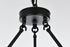 Elegant Lighting Cadence Pendant Light D48 Inch G9 Lt12 40 Watt Black in Black and Clear Finish Model: 5100D48BK