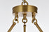 Elegant Lighting Cadence Pendant Light D48 Inch G9 Lt12 40 Watt Satin Gold in Satin Gold and Clear Finish Model: 5100D48SG