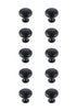 Elegant Lighting Cadon 1.2 Inch Diameter in Brushed Gold Mushroom Knob Multipack (Set of 10) Model: KB2002-GD-10PK
