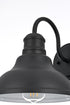 Elegant Lighting Callen 1 Light Wall Sconce W9 Inch xH10 Inch xE11.5 Inch in Black Model: OD802W10BK