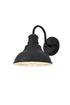 Elegant Lighting Callen 1 Light Wall Sconce W9 Inch xH10 Inch xE11.5 Inch in Black Model: OD802W10BK