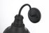 Elegant Lighting Callen 1 Light Wall Sconce W9 Inch xH10 Inch xE11.5 Inch in Black Model: OD802W10BK