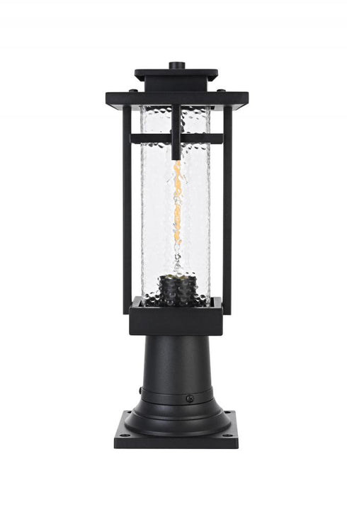 Elegant Lighting Cambria 7 inch Outdoor Pendant in Black Model: OD320P17BK