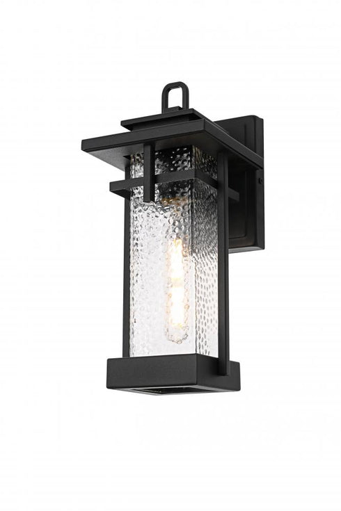 Elegant Lighting Cambria 7 inch Outdoor Pendant in Black Model: OD320W14BK