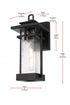 Elegant Lighting Cambria 7 inch Outdoor Pendant in Black Model: OD320W14BK
