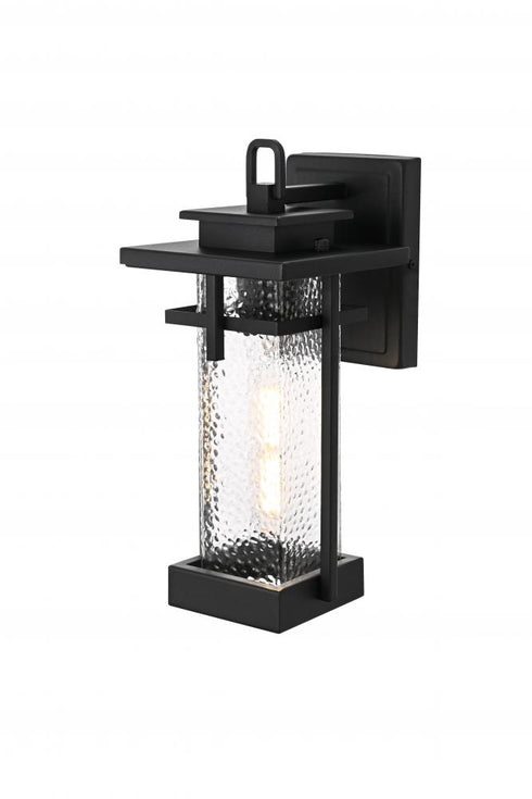 Elegant Lighting Cambria 7 inch Outdoor Pendant in Black Model: OD320W14BK