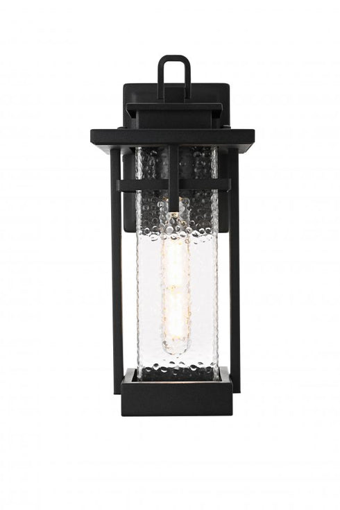 Elegant Lighting Cambria 7 inch Outdoor Pendant in Black Model: OD320W14BK