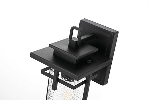 Elegant Lighting Cambria 7 inch Outdoor Pendant in Black Model: OD320W14BK