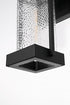 Elegant Lighting Cambria 7 inch Outdoor Pendant in Black Model: OD320W14BK
