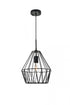 Elegant Lighting Candor 1 light black Pendant Model: LD4008D11BK