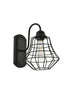Elegant Lighting Candor 1 light black Wall Sconce Model: LD4008W10BK