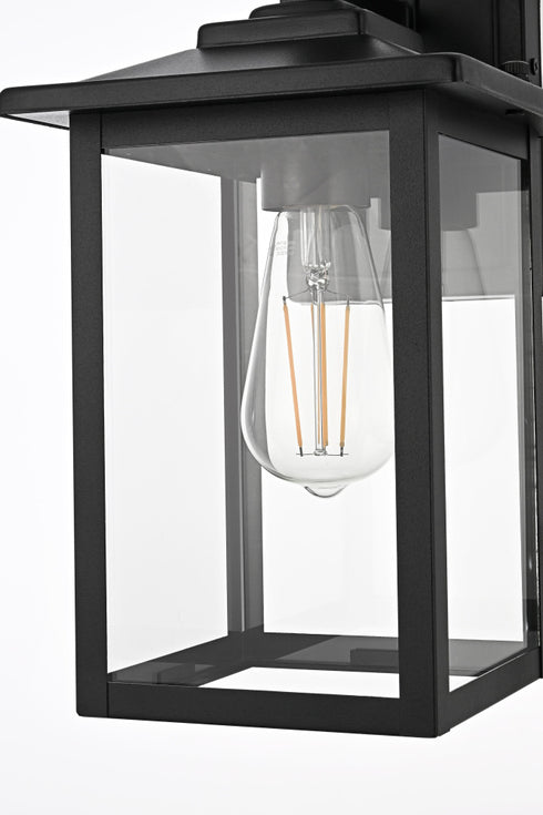 Elegant Lighting Carisle 1 Light Wall sconce W7 Inch E8 Inch H15 Inch L1 in Black (1Box) Model: OD325W15BK