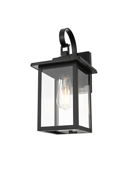 Elegant Lighting Carisle 1 Light Wall sconce W7 Inch E8 Inch H15 Inch L1 in Black (1Box) Model: OD325W15BK