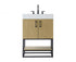 Elegant Lighting Caroline 24 inch Single Bathroom Vanity in Chestnut Brown Model: VF29224MCB