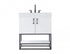 Elegant Lighting Caroline 30 inch Single Bathroom Vanity in Chestnut Brown Model: VF29230MCB