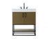 Elegant Lighting Caroline 30 inch Single Bathroom Vanity in Chestnut Brown Model: VF29230MCB