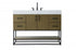 Elegant Lighting Caroline 48 inch Single Bathroom Vanity in Chestnut Brown Model: VF29248MCB