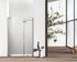 Elegant Lighting Carson Semi frameless Hinged Shower Door 48x72 in Brushed Gold Model: SD404-4872BGD