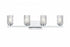 Elegant Lighting Cassie 31 inch Wall Sconce in Chrome in Chrome and Clear Finish Model: LD7028W32C