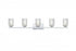 Elegant Lighting Cassie 41 inch Wall Sconce in Chrome in Chrome and Clear Finish Model: LD7029W41C
