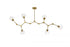 Elegant Lighting Cavoli 70 Inch Chandelier in Black Model: 1712G70BK