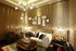 Elegant Lighting Cavoli 9 light in Light Antique Brass and Flat Black Pendant Model: 1712G79LAB