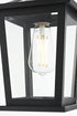 Elegant Lighting Cayman 7 inch Outdoor Pendant in Black Model: OD332H12BK