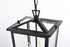 Elegant Lighting Cayman 7 inch Outdoor Pendant in Black Model: OD332H16BK