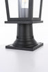 Elegant Lighting Cayman 7 inch Outdoor Pendant in Black Model: OD332P17BK