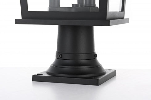Elegant Lighting Cayman 7 inch Outdoor Pendant in Black Model: OD332P21BK