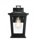 Elegant Lighting Cayman 7 inch Outdoor Pendant in Black Model: OD332W12BK