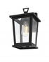 Elegant Lighting Cayman 7 inch Outdoor Pendant in Black Model: OD332W12BK