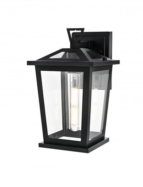 Elegant Lighting Cayman 7 inch Outdoor Pendant in Black Model: OD332W12BK