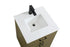 Elegant Lighting Chandler Vanity Cabinet 2Dr W20 Inch xD19 Inch xH34 Inch in Chestnut Brown Model: VF25020MCB