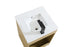 Elegant Lighting Chandler Vanity Cabinet 2Dr W20 Inch xD19 Inch xH34 Inch in Honey Brown Model: VF25020MHB