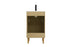 Elegant Lighting Chandler Vanity Cabinet 2Dr W20 Inch xD19 Inch xH34 Inch in Honey Brown Model: VF25020MHB