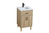 Elegant Lighting Chandler Vanity Cabinet 2Dr W20 Inch XD19 Inch xH34 Inch MW in Mango Wood Finish Model: VF25020MW
