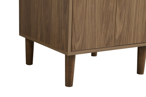 Elegant Lighting Chandler Vanity Cabinet 2Dr W20 Inch XD19 Inch xH34 Inch WB in Walnut Brown Finish Model: VF25020WB