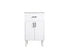 Elegant Lighting Chandler Vanity Cabinet 2Dr W20 Inch XD19 Inch xH34 Inch WH in White Finish Model: VF25020MWH