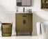 Elegant Lighting Chandler Vanity Cabinet 2Dr W24 Inch xD19 Inch xH34 Inch in Chestnut Brown Model: VF25024MCB