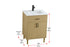 Elegant Lighting Chandler Vanity Cabinet 2Dr W24 Inch xD19 Inch xH34 Inch in Honey Brown Model: VF25024MHB