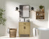 Elegant Lighting Chandler Vanity Cabinet 2Dr W24 Inch xD19 Inch xH34 Inch in Honey Brown Model: VF25024MHB