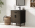 Elegant Lighting Chandler Vanity Cabinet 2Dr W24 Inch xD19 Inch xH34 Inch in Mocha Brown Model: VF25024MMB