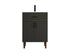 Elegant Lighting Chandler Vanity Cabinet 2Dr W24 Inch xD19 Inch xH34 Inch in Mocha Brown Model: VF25024MMB