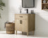 Elegant Lighting Chandler Vanity Cabinet 2Dr W24 Inch XD19 Inch xH34 Inch MW in Mango Wood Finish Model: VF25024MW