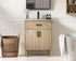Elegant Lighting Chandler Vanity Cabinet 2Dr W24 Inch XD19 Inch xH34 Inch MW in Mango Wood Finish Model: VF25024MW