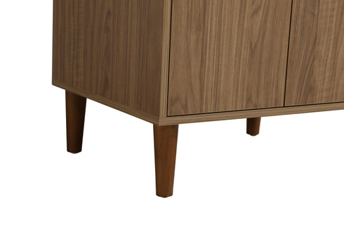 Elegant Lighting Chandler Vanity Cabinet 2Dr W24 Inch XD19 Inch xH34 Inch WB in Walnut Brown Finish Model: VF25024WB