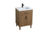 Elegant Lighting Chandler Vanity Cabinet 2Dr W24 Inch XD19 Inch xH34 Inch WB in Walnut Brown Finish Model: VF25024WB