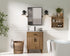 Elegant Lighting Chandler Vanity Cabinet 2Dr W24 Inch XD19 Inch xH34 Inch WB in Walnut Brown Finish Model: VF25024WB