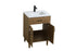 Elegant Lighting Chandler Vanity Cabinet 2Dr W24 Inch XD19 Inch xH34 Inch WB in Walnut Brown Finish Model: VF25024WB